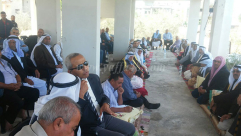 بالصور: عقد راية الصلح بين عائلتي ابو صيام من اللد وزبارقة من الطيبة 